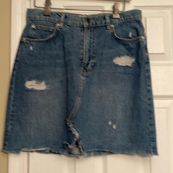 Free People Dresses & Skirts - Free People 29 We the Free pencil denim jean skirt Anthropologie $198